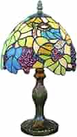 Amazon.co.jp : FBOSS Tiffanylamp 8インチ紫色ぶどう 牧歌的な